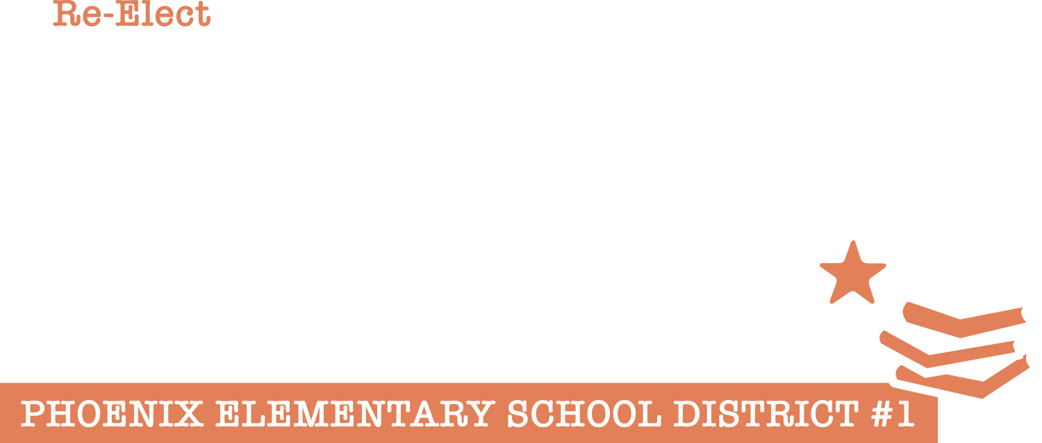 Jessica Bueno for School Board White Logo